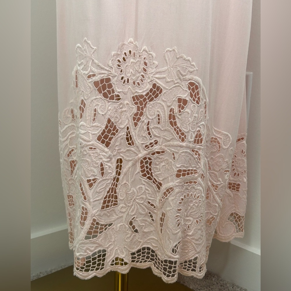VTG 80s BALI EMERALD Lace Blouse and Skirt - Picture 6 of 8